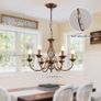 Traditional Country Style Chandelier Image 4
