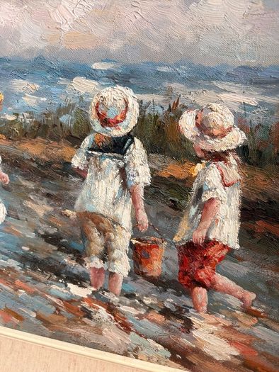 T.Hone Original Oil Painting Professionally Framed