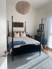 Vintage Solid Wood Four Poster Bed Frame