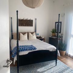 Vintage Solid Wood Four Poster Bed Frame