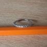 Silver ring size H1/2 Image 5