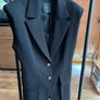 Pinko black suit with cigarette trousers and tailored gilet Image 5