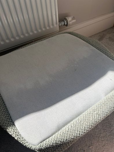 2x Duck Egg Blue/Grey Soft Knit Storage basket