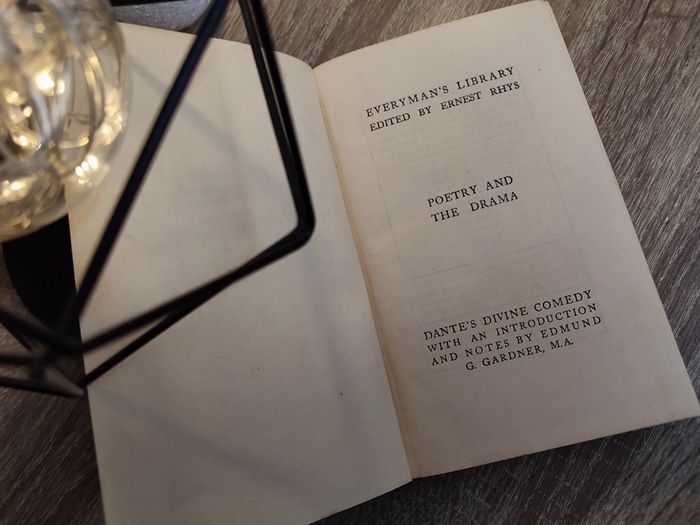 The Vision of Dante Alighieri or Hell Purgatory and Paradise ! hardcover ! Published by J.M. Dent & Sons !