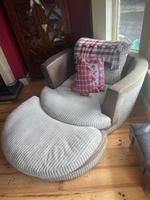 Couch and cuddler for sale.