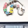 Heavy Vintage Y2K Sterling Silver Charm Bracelet Image 9