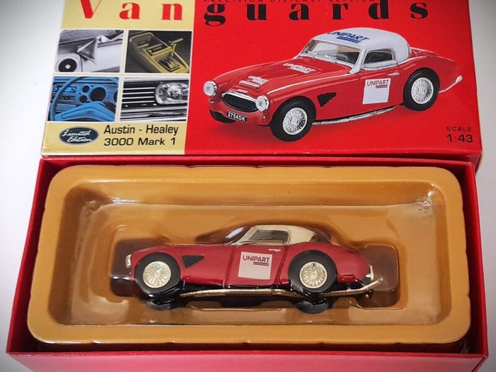 Diecast Model Austin Healey 3000 Mk1 Rally - Collectable Vanguards 1:43