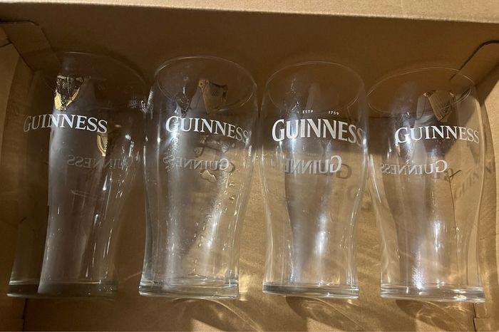 Whiskey beer glasses