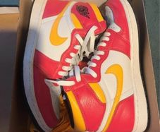 Nike air Jordan 1 high fusion uk9
