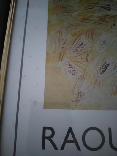 Vintage 1984 Raoul Dufy Tate Gallery Exhibition Poster - "The Harvest" (Framed)