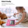 For Amazon Fire HD 8 2024 12th Gen Kids Case Shockproof Cover With Stand - Pink Image 3