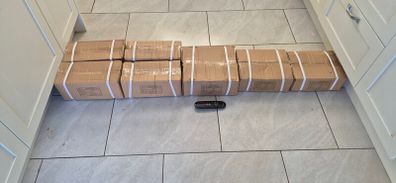 5xbrand new sets of hex dumbbells
