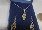 Celtic sterling silver matching set