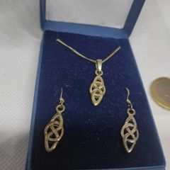 Celtic sterling silver matching set