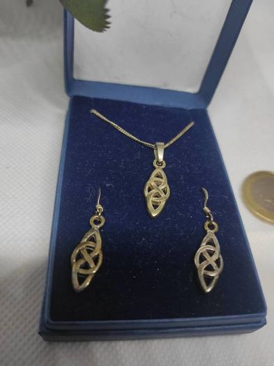 Celtic sterling silver matching set
