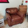 Leather sofa and armchairs Image 2