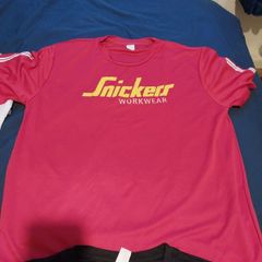 Snickers Red Workwear T Shirt look your best in work light and Breathable M L XL