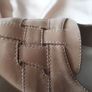 Beige genuine leather High heels shoes Image 3