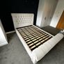 Bed frame - Double - Beige Image 2