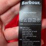 Barbour Men's Essential 100% Wool Crew Neck Jumper Red L Image 5