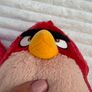 Terence Red Angry Birds Plush 2019 approx. 11" dirty Used Please see photos Image 6
