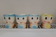 Vintage chick egg cups