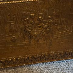 brass fire guard vintage from the 80's