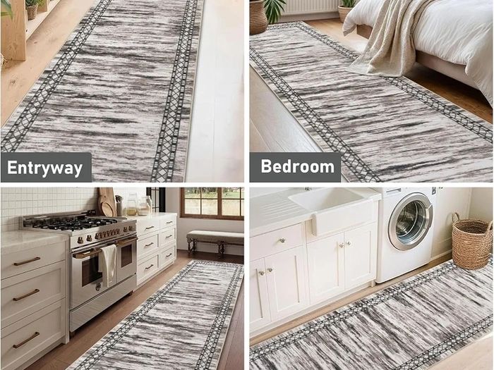 Hallway Runner Rug 65x300cm Carpet Runners for Hallways Non Slip Long Taupe Runner Rugs for Hallway Entryway Bedroom Laundry Living Room Kitchen