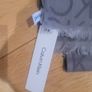 Calvin Klein CK Monogram Charcoal Scarf Shawl Pashmina Image 3