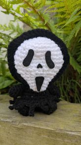 handmade crochet ghostface