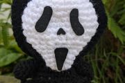 handmade crochet ghostface