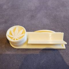 Rolling tray cigarette joint