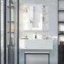 Wall Mount Mirror Cabinet Storage Bathroom Cupboard w/ Single Door and Shelves (FREE POSTAGE) Image 2
