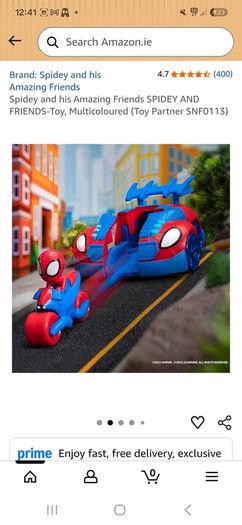 spiderman motorbike / car
