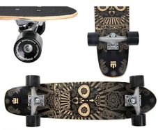 Mongoose Sugar/Paisley Skull Skateboard