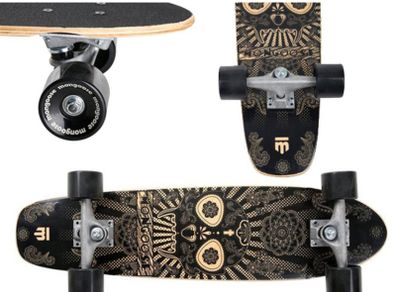 Mongoose Sugar/Paisley Skull Skateboard