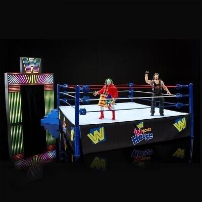 WWE Mattel Ultimate Edition ring with Ultimate Edition Savage