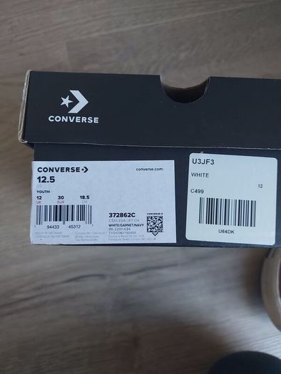 Converse Eva Lift Ox White kids trainers