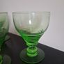 Paden 4 x Irridium glass goblets art deco Image 4
