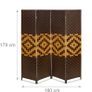 4 Panel Room Divider privacy - Free Delivery Nationwide Image 2