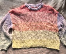 ONLY Pastel Chunky Knit Jumper - Size L (UK 14-16)