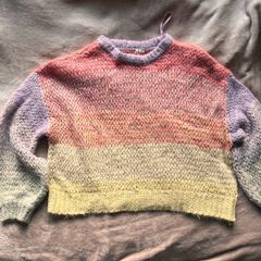 ONLY Pastel Chunky Knit Jumper - Size L (UK 14-16)