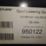 CITROEN C2 C3 High Quality Lowering Springs VOGTLAND Germany Image 2