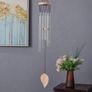 Large Boho Style Wind Chime - nice gift - with 6x chimes - all different length - for unique sound - from 16cm till 24cm long Image 2