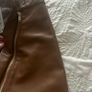 Primark The Edit Tan PVC Midi Skirt UK 10 BNWT Image 2