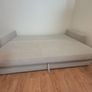IKEA Light beige three seat sofa bed (FRIHETEN) Image 4