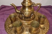 Turkish Brass Tea set
