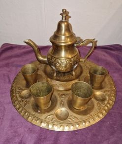 Turkish Brass Tea set