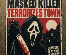 Scream newspaper wall art