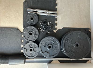 Dumbbells and Bars Weight Training Kit